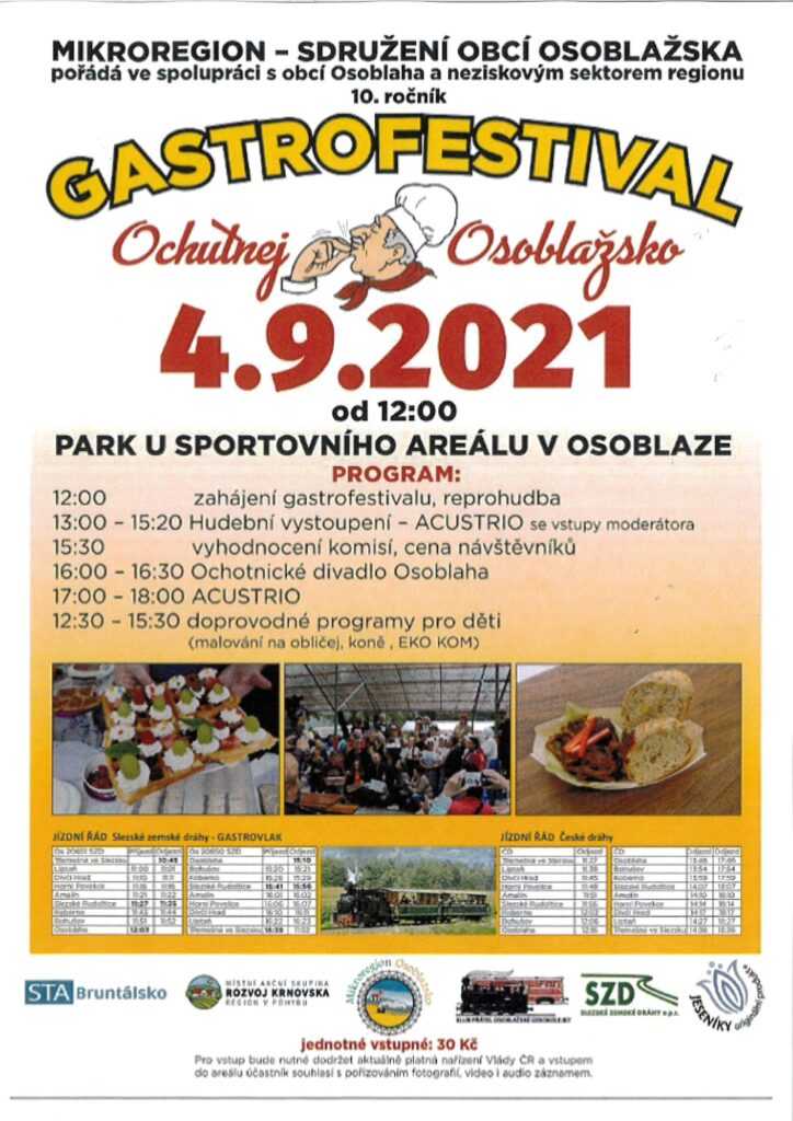 Ochutnejte Osoblažsko a zažijte jízdu po úzkokolejce