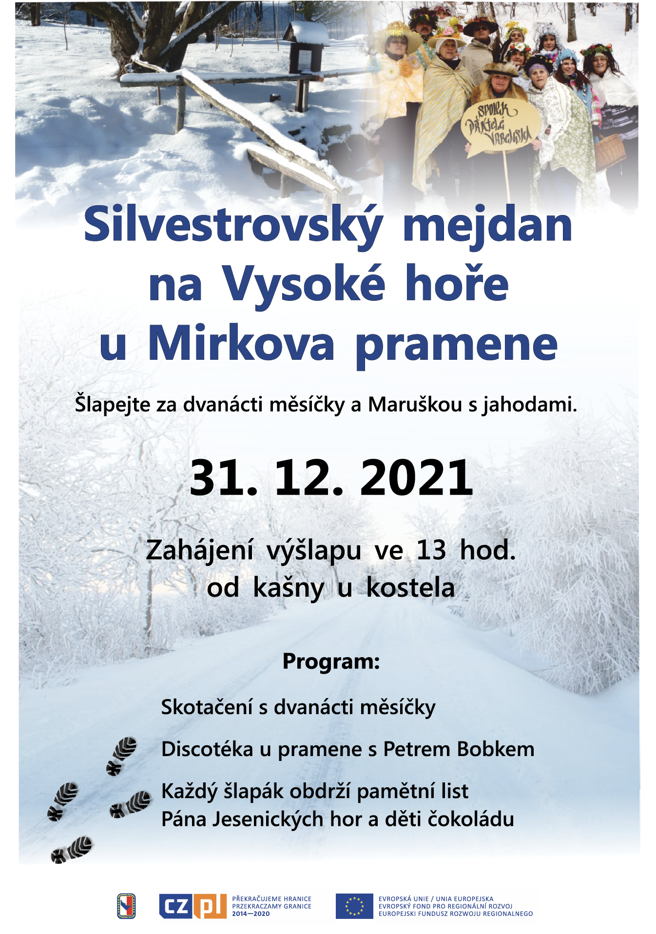 Silvestrovský výšlap za dvanácti měsíčky