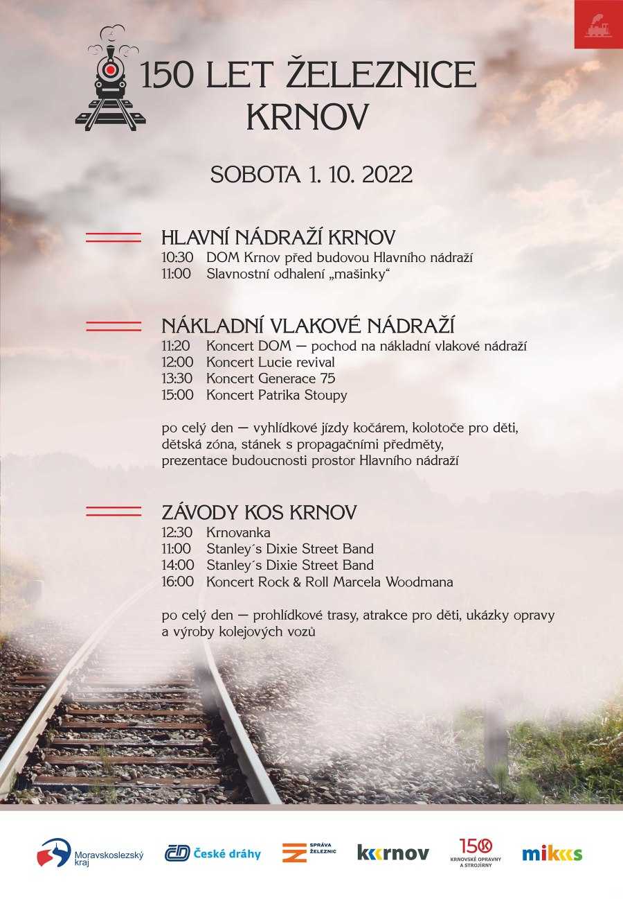 Oslavte 150 let krnovské železnice
