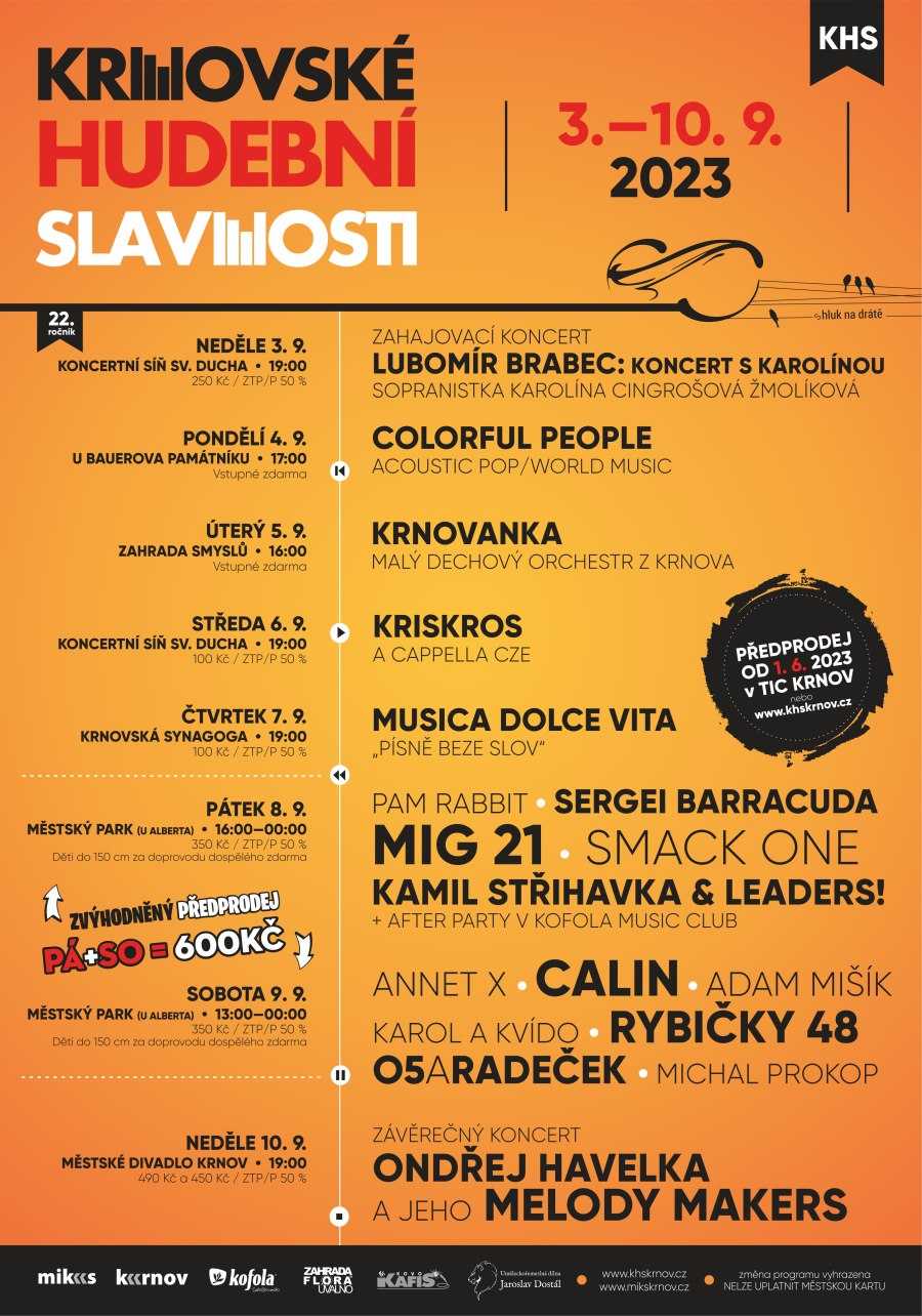 Zamiřte na Krnovské hudební slavnosti
