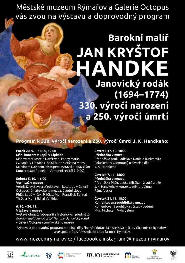 Seznamte se s barokním malířem Janem Kryštofem Handkem