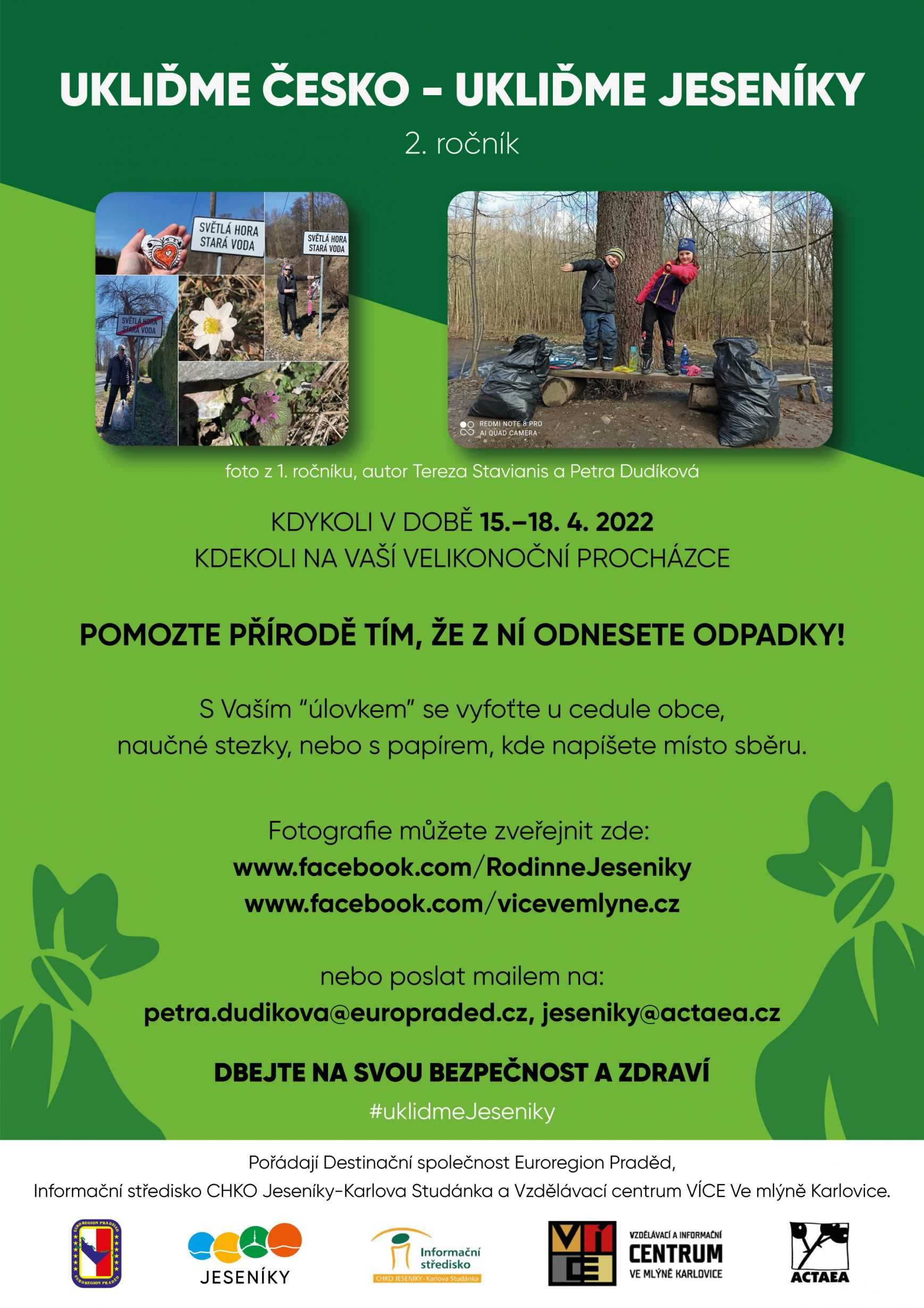 Pomozme Jeseníkům, ukliďme je