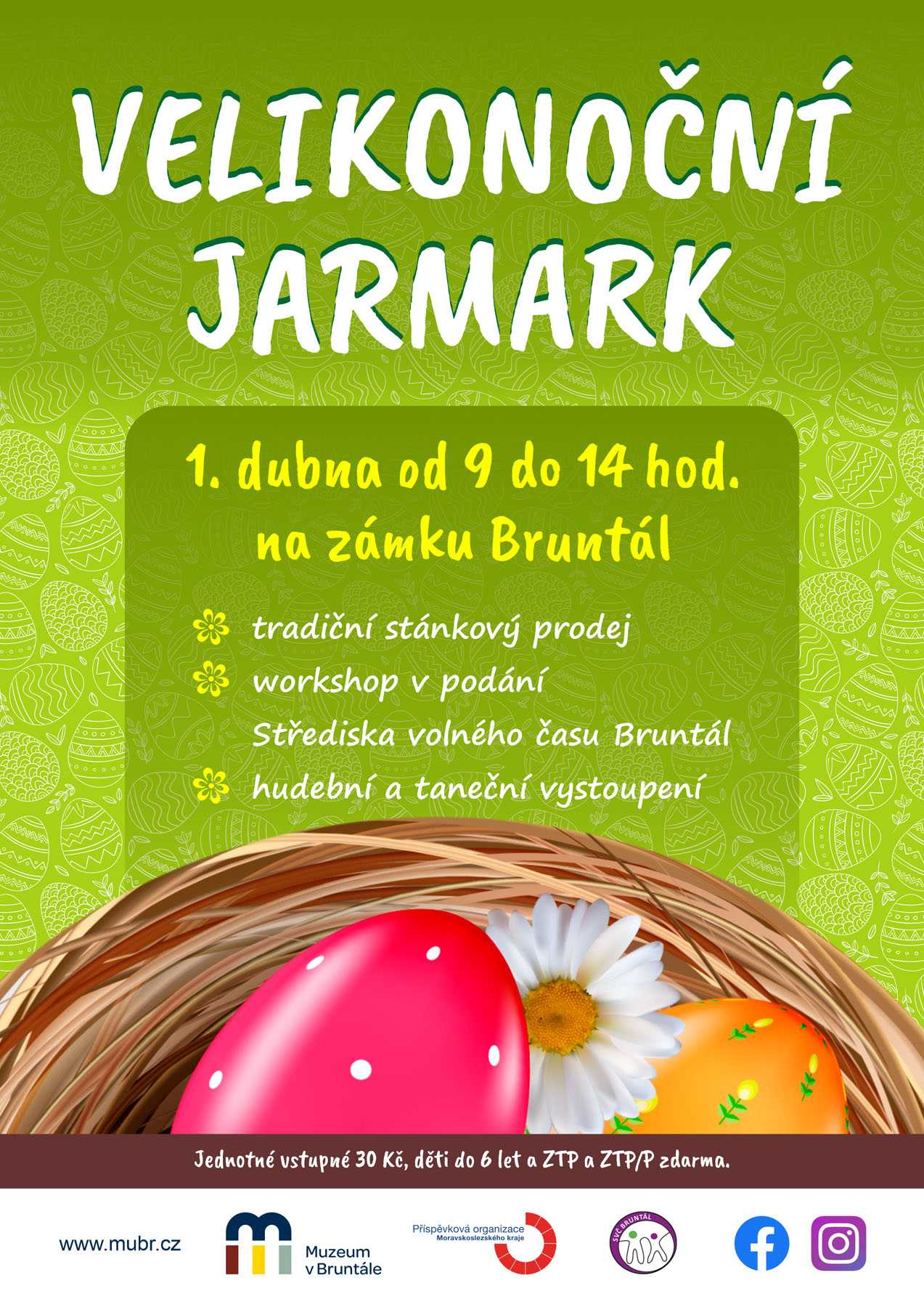 Velikonoční jarmark na zámku Bruntál