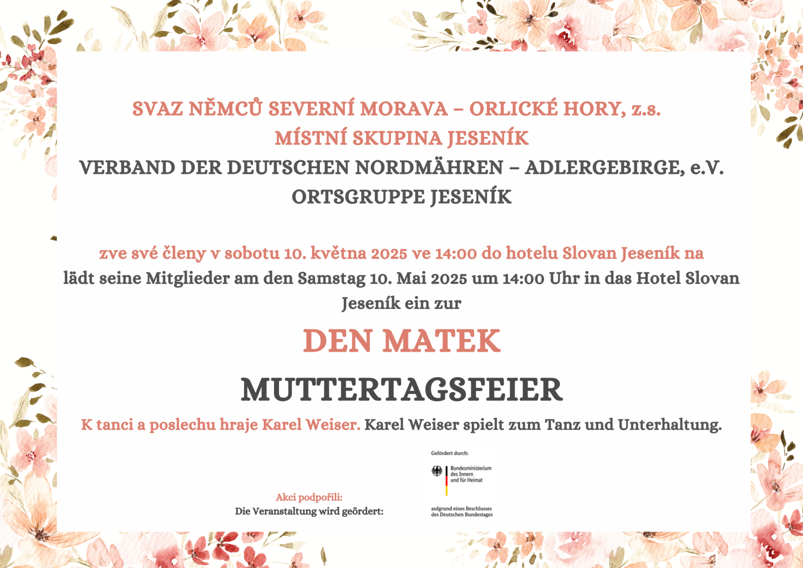 DEN MATEK - MUTTERTAGSFEIER
