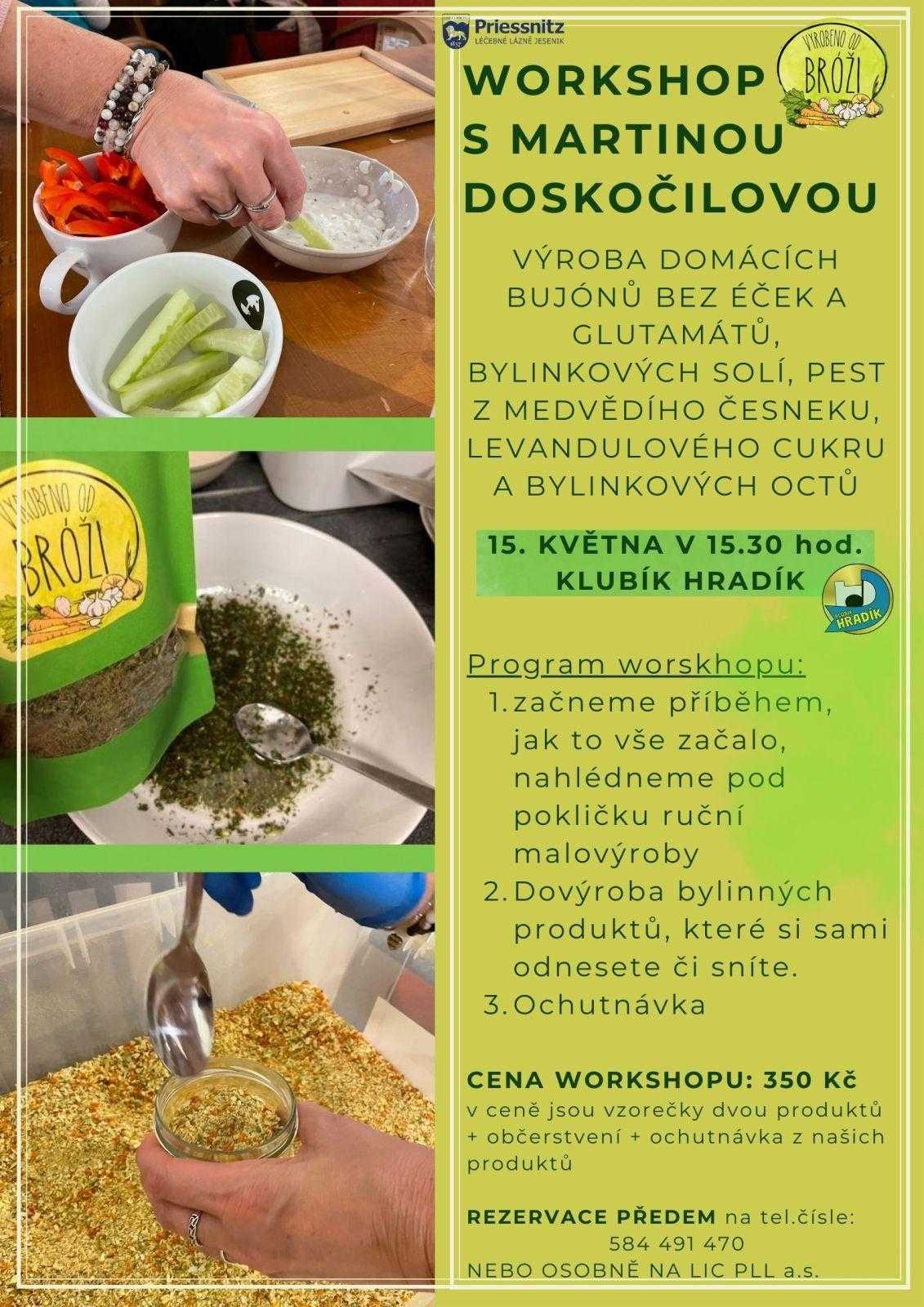 WORKSHOP S MARTINOU DOSKOČILOVOU