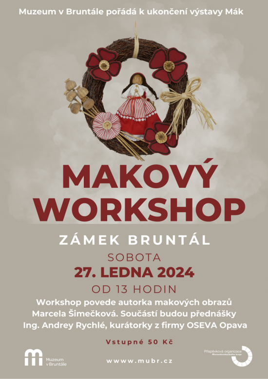Přijďte tvořit na Makový workshop